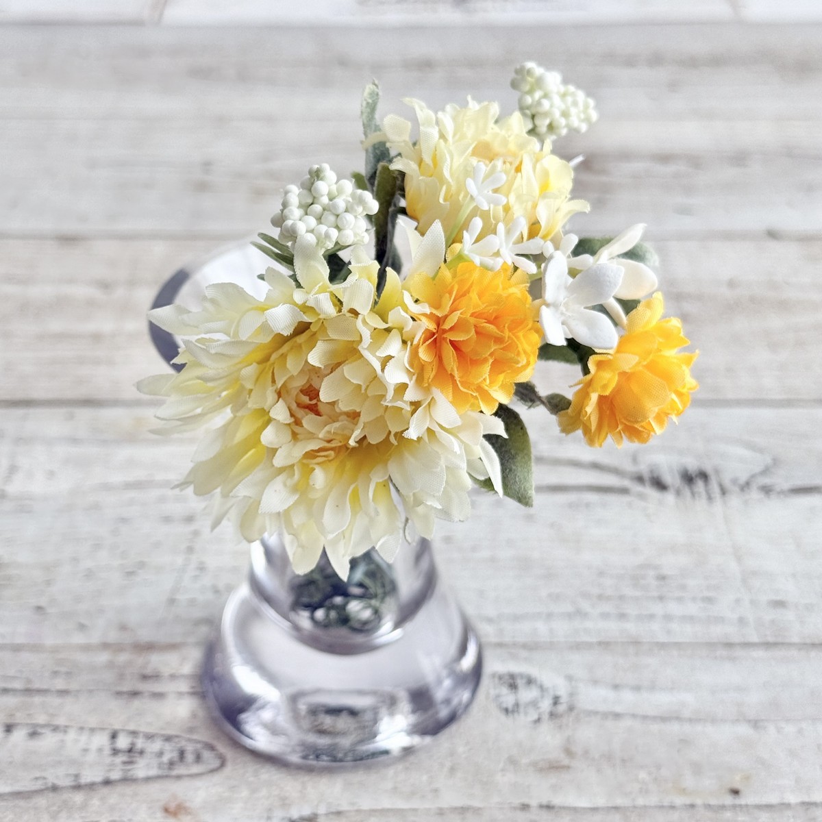 アウトレット◎即日★【造花】ビダヤコム/フランソワガーベラミックスピック イエロー/FD3309-004Y