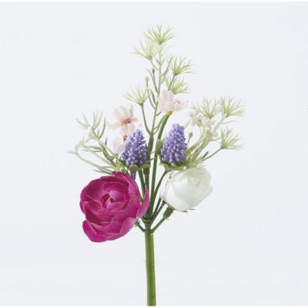 特価◎【造花】ビダヤコム/ミニラナンアレンジ ビューティ/FD4225-016BTY