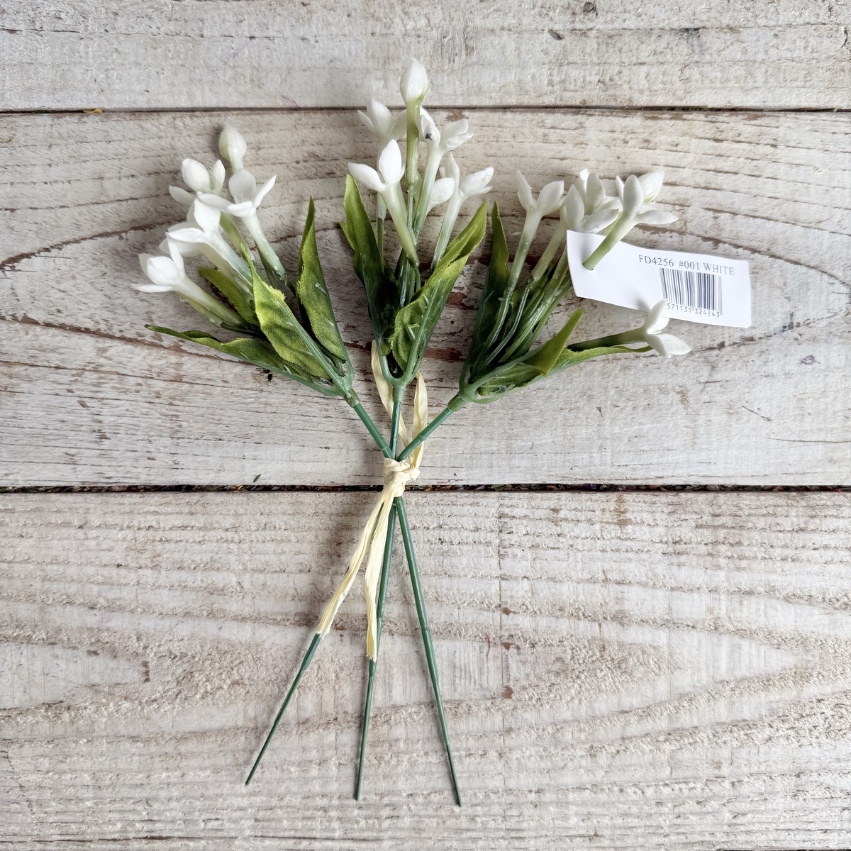 即日★【造花】ビダヤコム/ブバリアバンドル(3本/束) ホワイト/FD4256-001W