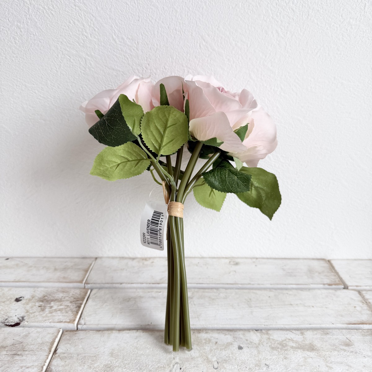 アウトレット◎即日★【造花】ビダヤコム/ローズバンドル(6本/束) ラベンダー/V22099-011L