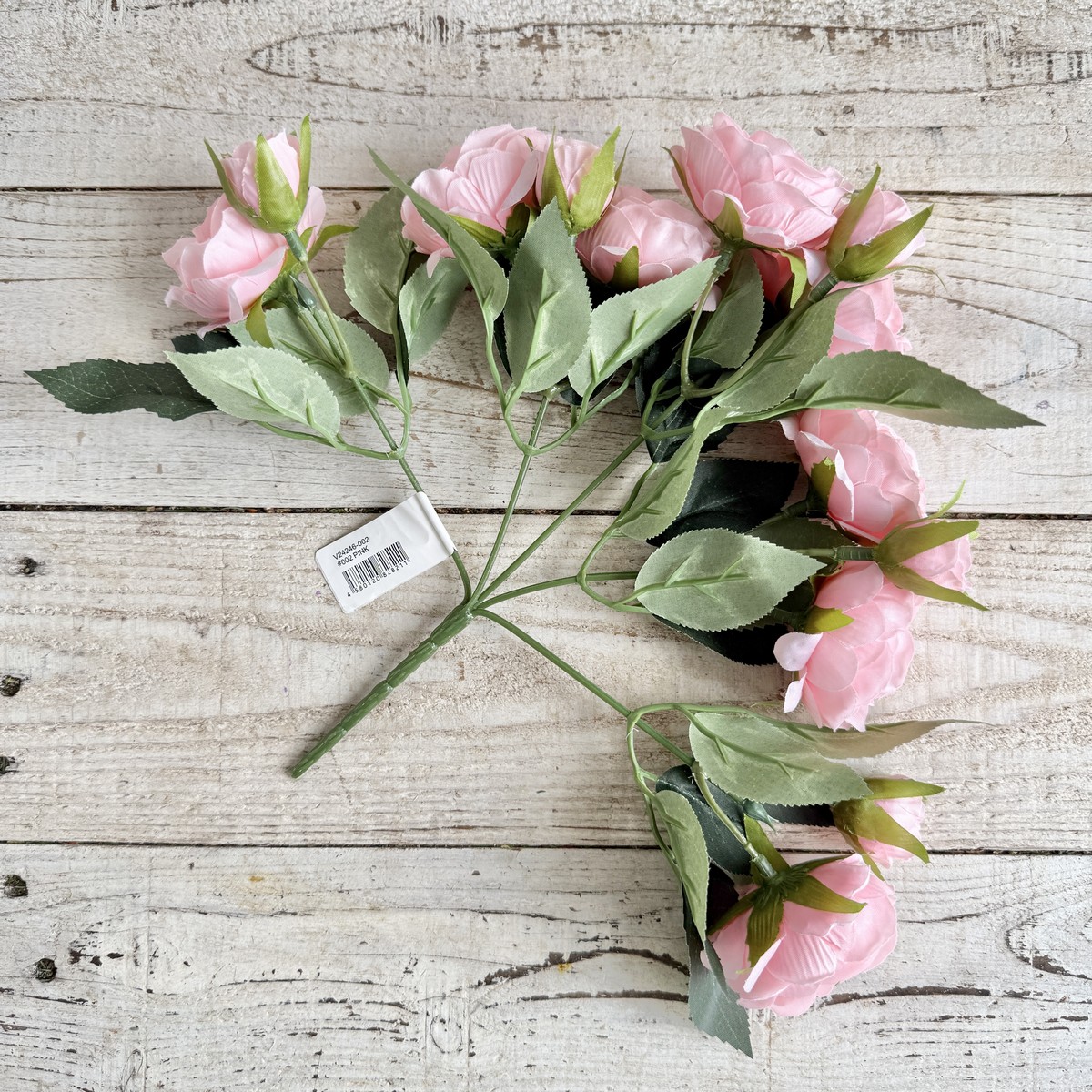 即日★【造花】ビダヤコム/スイングローズブッシュ×8F、5B ピンク/V24246-002P