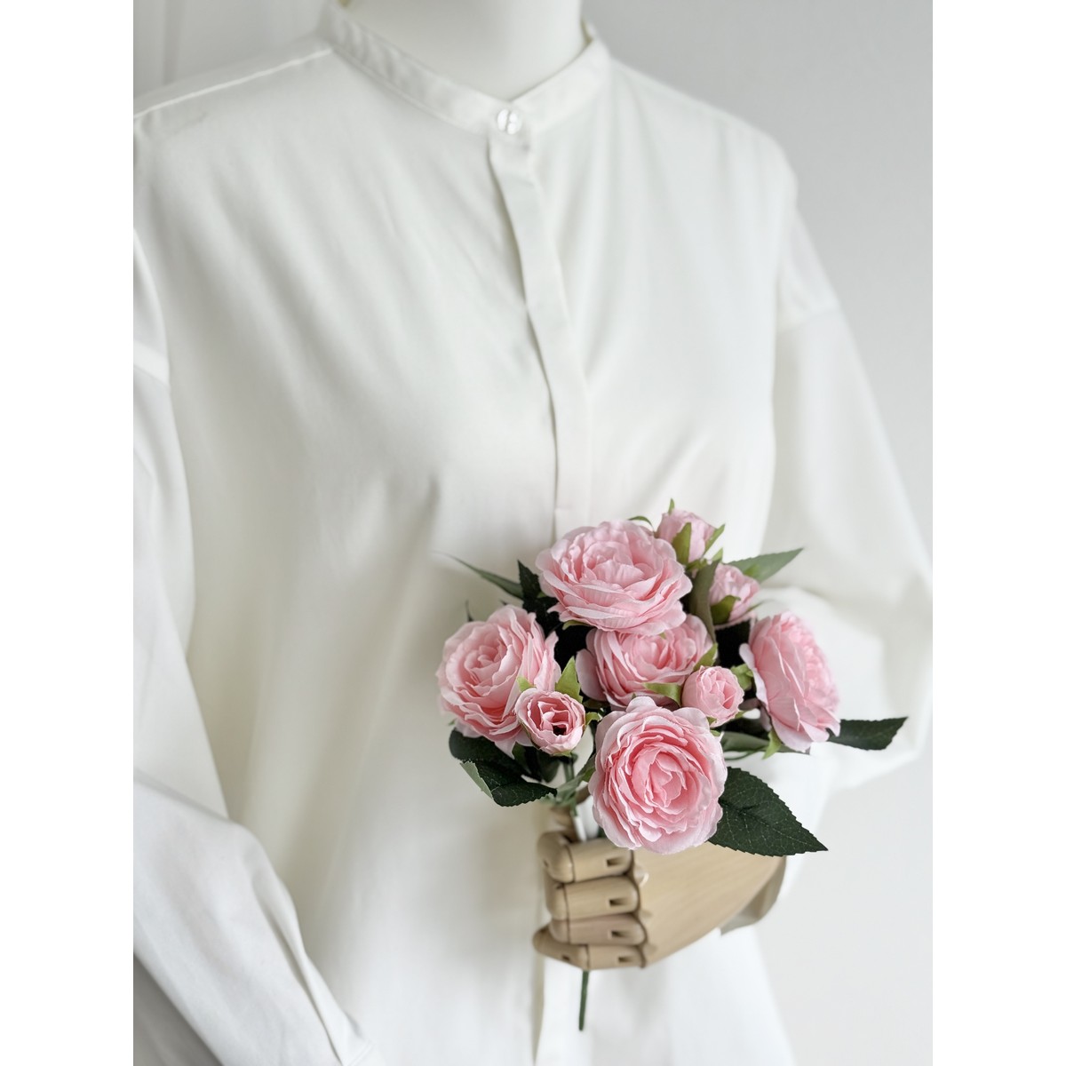 即日★【造花】ビダヤコム/スイングローズブッシュ×8F、5B ピンク/V24246-002P