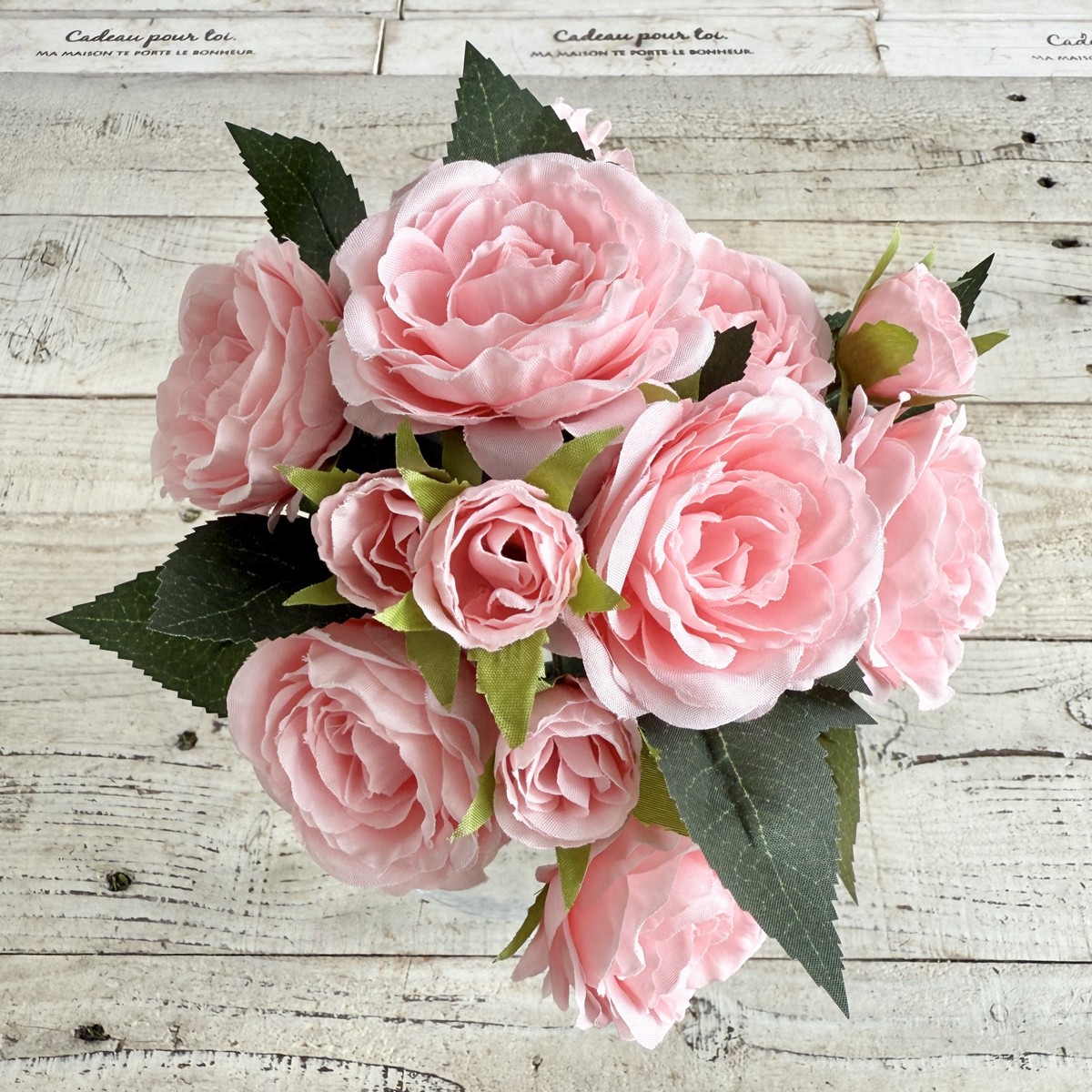 即日★【造花】ビダヤコム/スイングローズブッシュ×8F、5B ピンク/V24246-002P