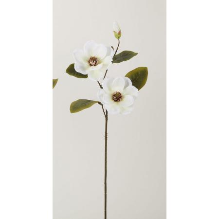 特価◎【造花】ビダヤコム/マグノリアスプレー ホワイト/F5044-001W