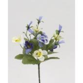 【造花】ビダヤコム/パンジーブッシュ ブルー/V23002-005B
