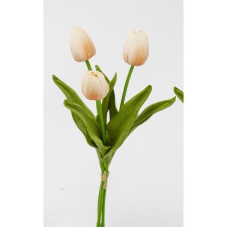 特価◎【造花】ビダヤコム/ミニチューリップバンドル(3本/束) ピーチ/V25052-006PEA