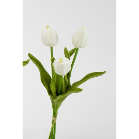 特価◎【造花】ビダヤコム/ミニチューリップバンドル(3本/束) ホワイト/V25052-001W