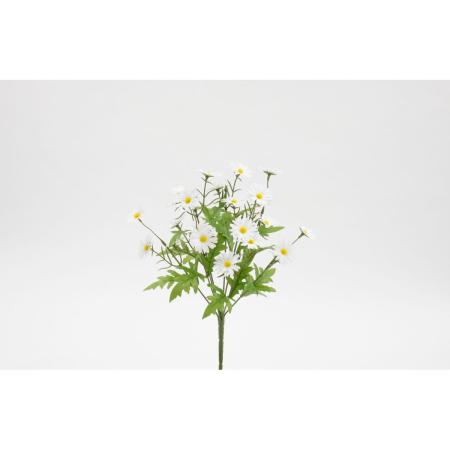 特価◎【造花】ビダヤコム/デージーブッシュ ホワイト/V24027-001W