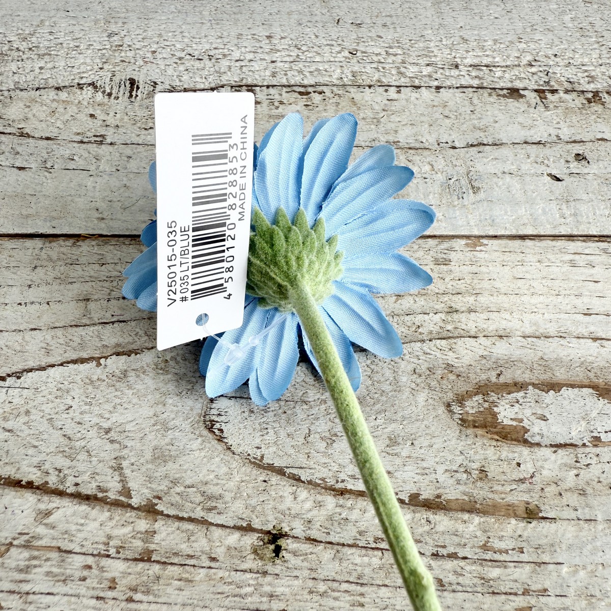 即日★【造花】ビダヤコム/ブライトショートガーベラ ライト/ブルー/V25015-035LT/B