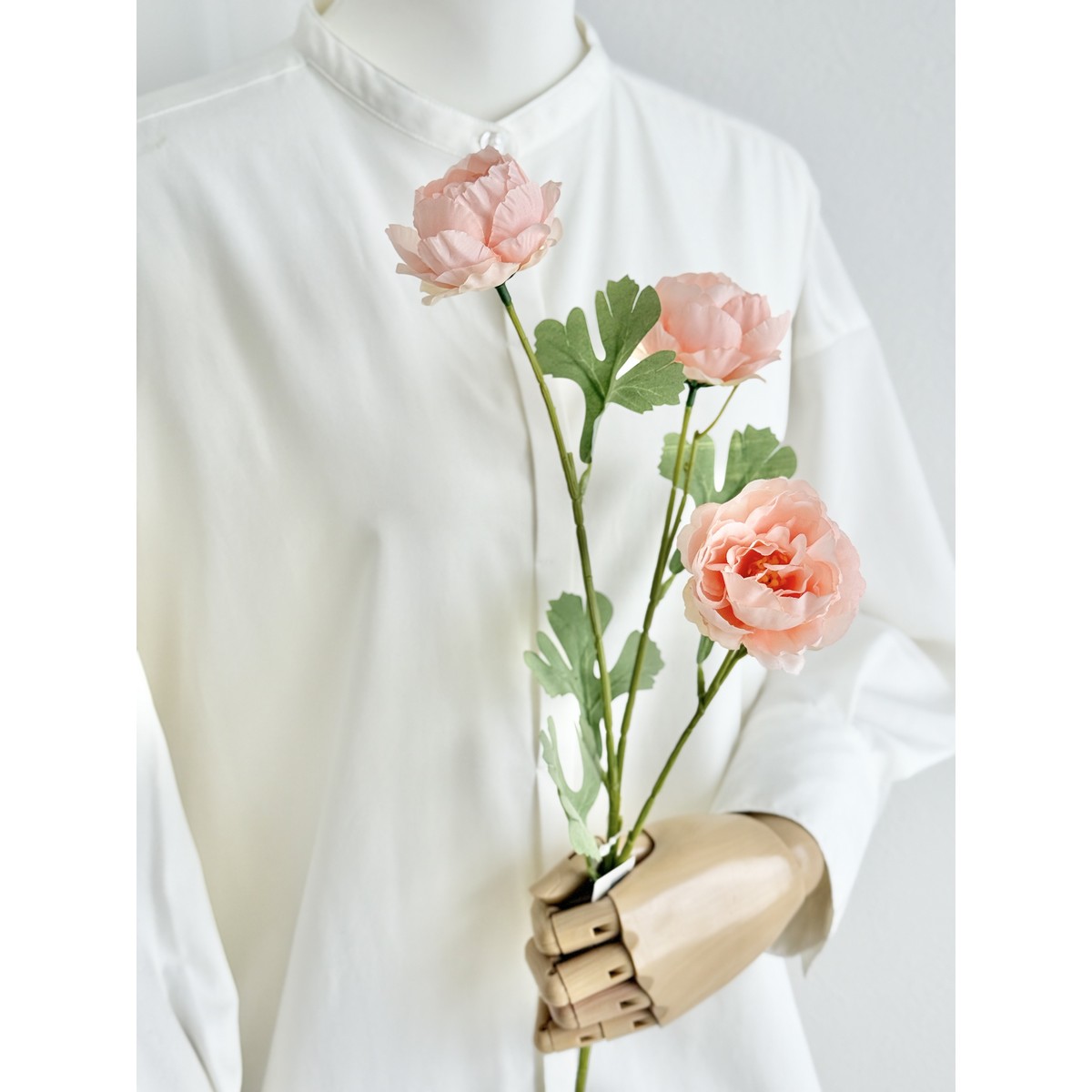 アウトレット◎即日★【造花】ビダヤコム/ハニーラナンキュラス ライト/ピンク/V25044-207LT/P