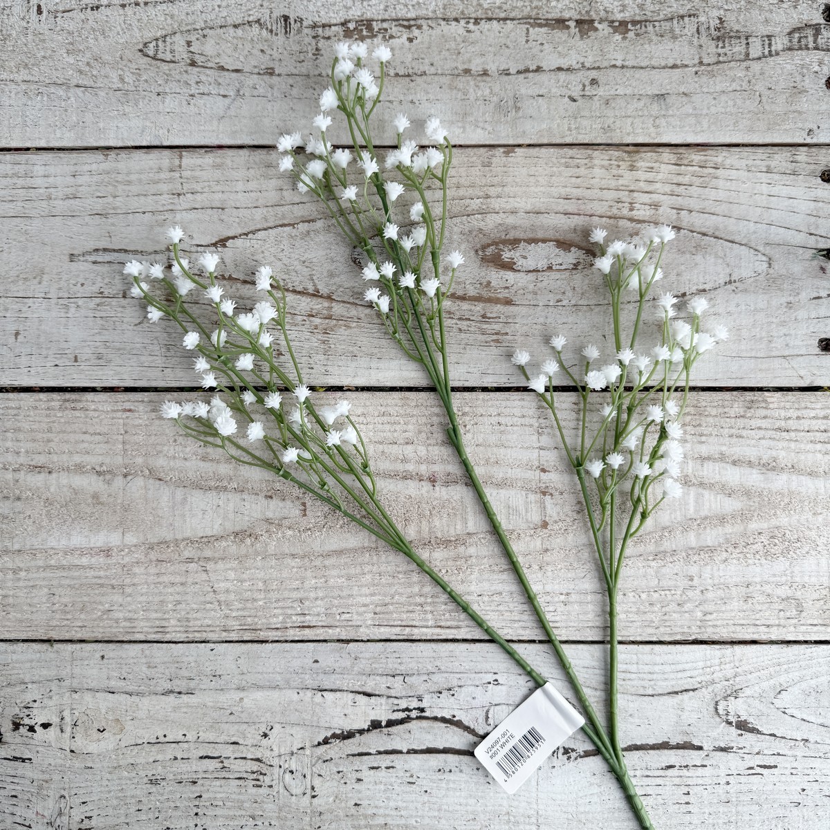 即日★【造花】ビダヤコム/ジプソスプレー ホワイト/V24097-001W