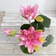 即日★【造花】ビダヤコム/ロータスブッシュ ピンク/F3459-002P