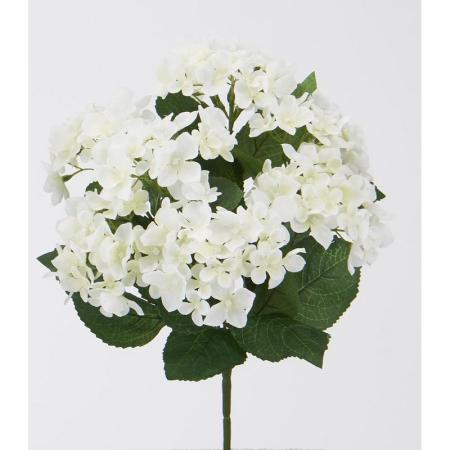 特価◎【造花】ビダヤコム/あじさいブッシュ ホワイト/FD3560-001W