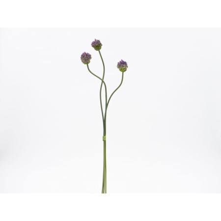 特価◎【造花】ビダヤコム/タンチョウアリウム(3本/束) ラベンダー/V24103-011L