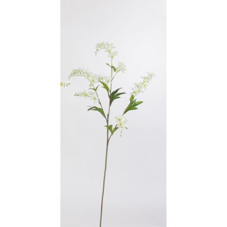 特価◎【造花】ビダヤコム/アーチフラワースプレー ホワイト/V24118-001W
