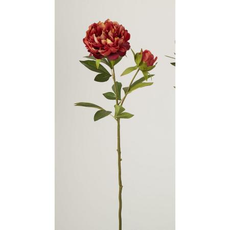 特価◎【造花】ビダヤコム/姫芍薬 レッド/T0340-003R