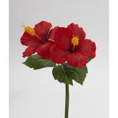 【造花】ビダヤコム/ハイビスカス(2本/束) レッド/V24144-003R