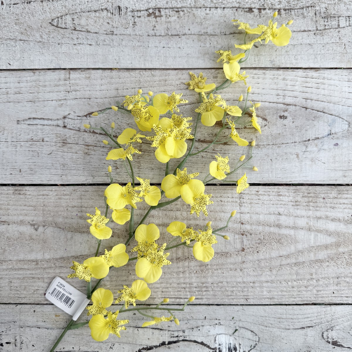 アウトレット◎即日★【造花】ビダヤコム/ミニダンシングオーキッド イエロー/F3834-004Y