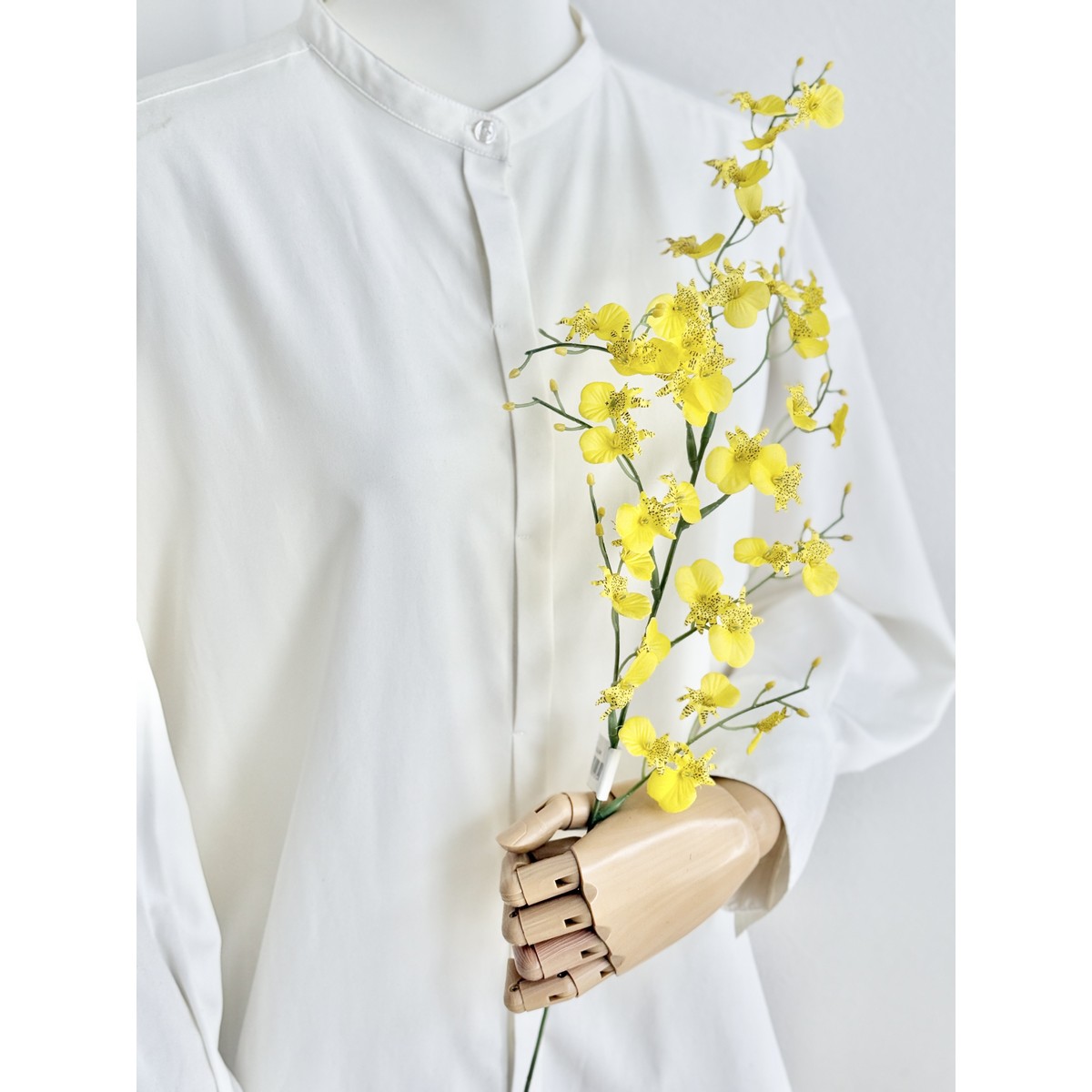 アウトレット◎即日★【造花】ビダヤコム/ミニダンシングオーキッド イエロー/F3834-004Y