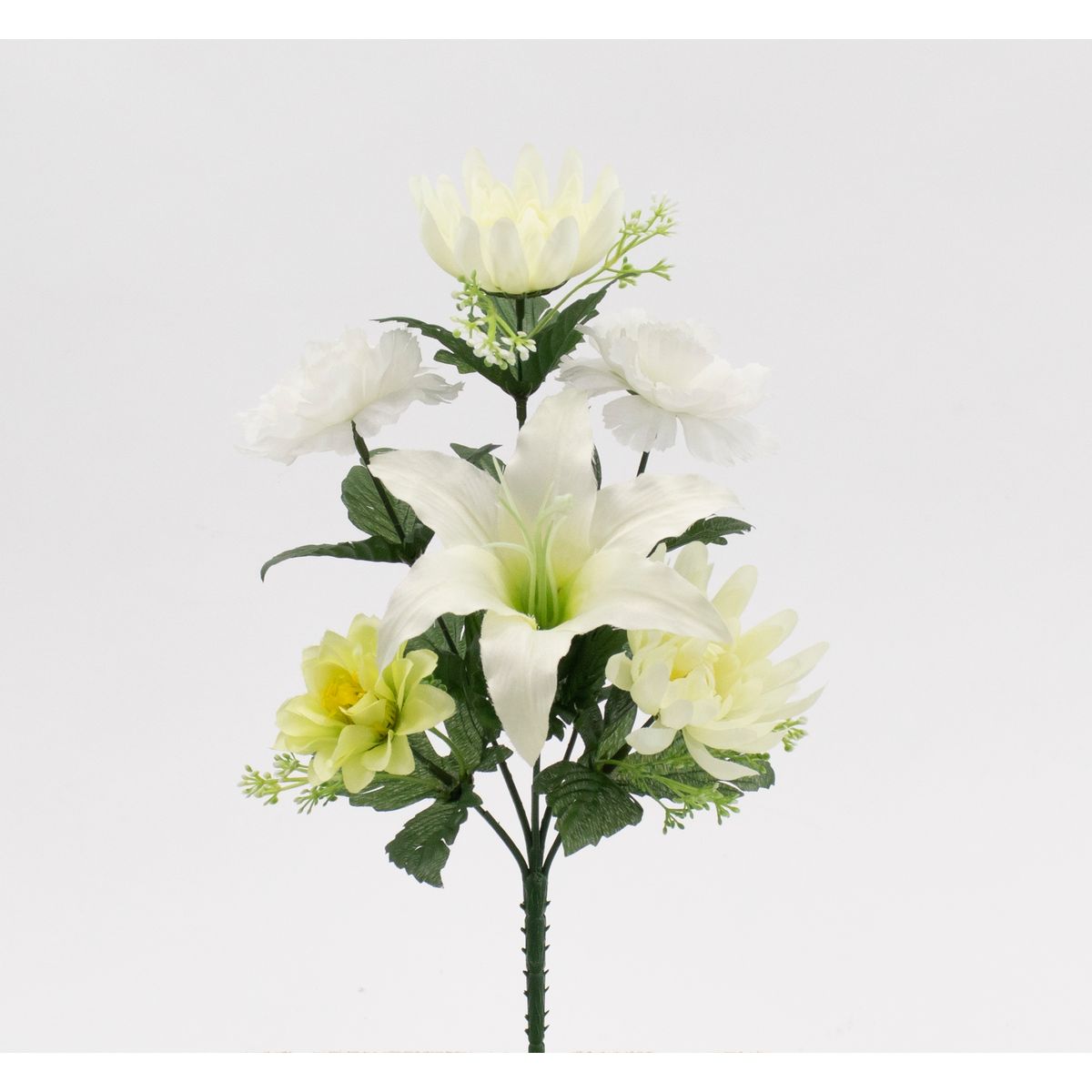 特価◎【造花】ビダヤコム/仏花ブッシュ ホワイト/FD3178-001W