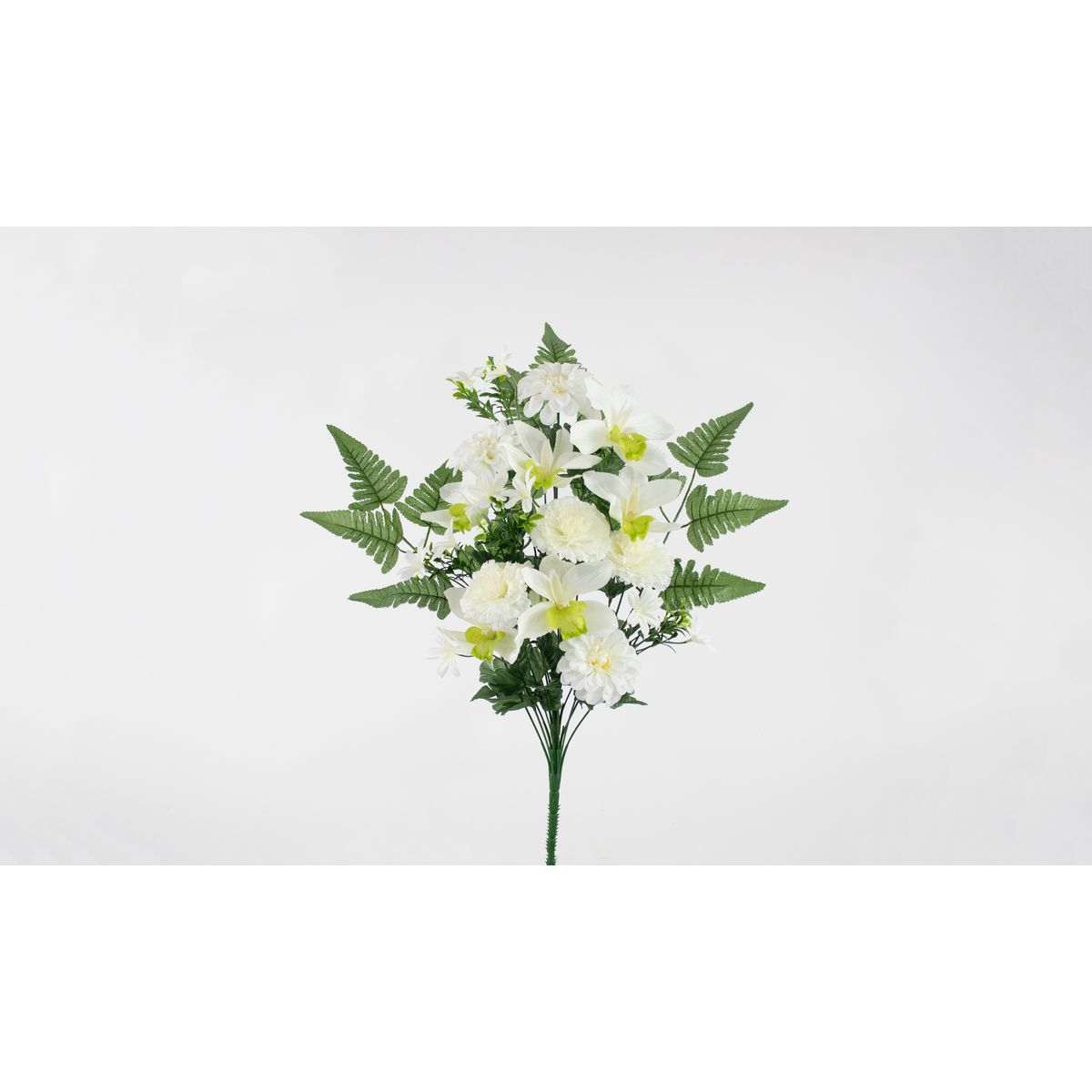 特価◎【造花】ビダヤコム/仏花ブッシュ クリーム/V25035-037C