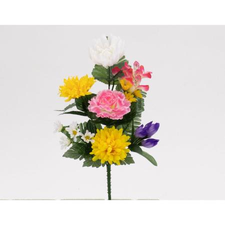 特価◎【造花】ビダヤコム/仏花ブッシュ ミックス/V24149-055MIX