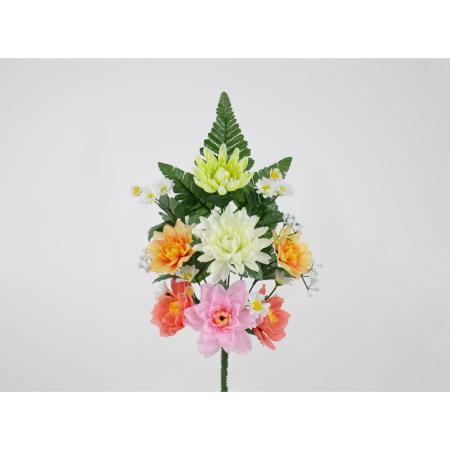 特価◎【造花】ビダヤコム/仏花ブッシュ ミックス/V25058-055MIX