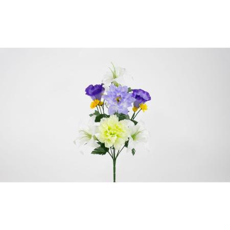特価◎【造花】ビダヤコム/仏花ブッシュ ミックス/V25086-055MIX