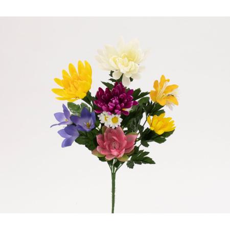 特価◎【造花】ビダヤコム/仏花ブッシュ ミックス/F5054-055MIX