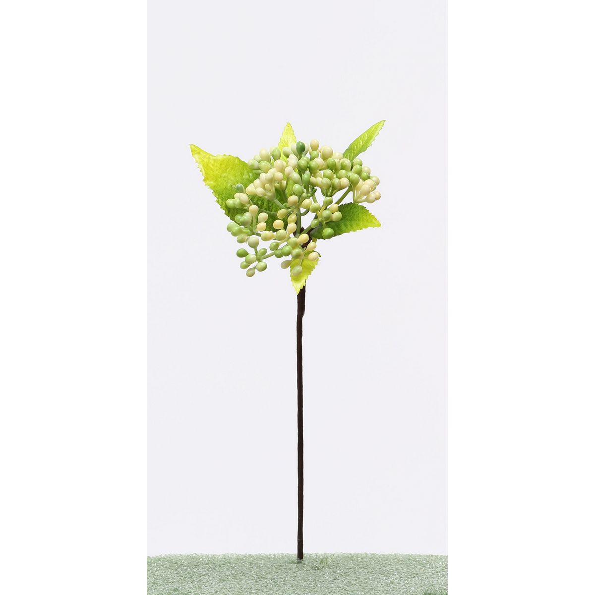 特価◎【造花】ビダヤコム/ベビーベリーピック クリーム/グリーン/Z0098-127C/G