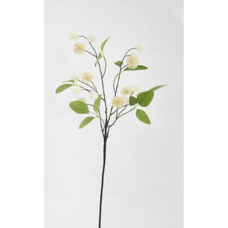 特価◎【造花】ビダヤコム/ポンポンボールスプレー クリーム/V25043-037C