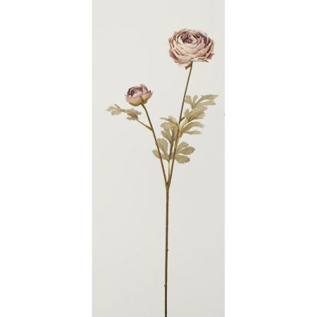 特価◎【造花】ビダヤコム/ペールドライラナンキュラス ライト/モーブ/P4849-206LT/MAU