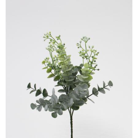 特価◎【造花】ビダヤコム/ユーカリベリーブッシュ グリーン/V25021-024G