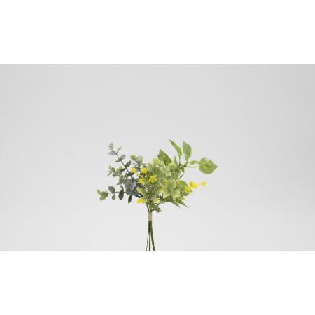 特価◎【造花】ビダヤコム/フラワーミックスリーフバンドル グリーン/V23020-024G