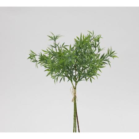 特価◎【造花】ビダヤコム/スピネルグリーンリーフバンドル(3本/束) グリーン/V23072-024G