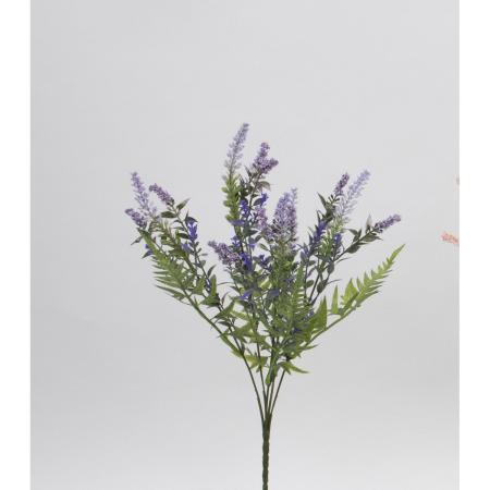 特価◎【造花】ビダヤコム/フィールドフラワーブッシュ ラベンダー/V24121-011L
