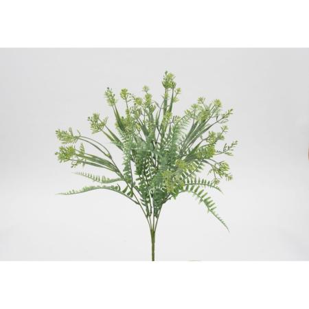 特価◎【造花】ビダヤコム/ミックスグラスブッシュ グリーン/V24110-024G
