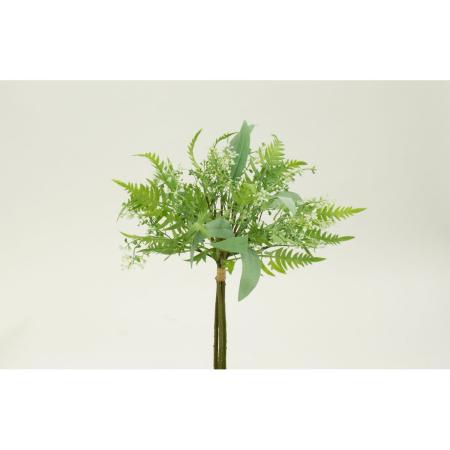 特価◎【造花】ビダヤコム/ミックスリーフバンドル(3本/束) グリーン/クリーム/V24116-172G/C