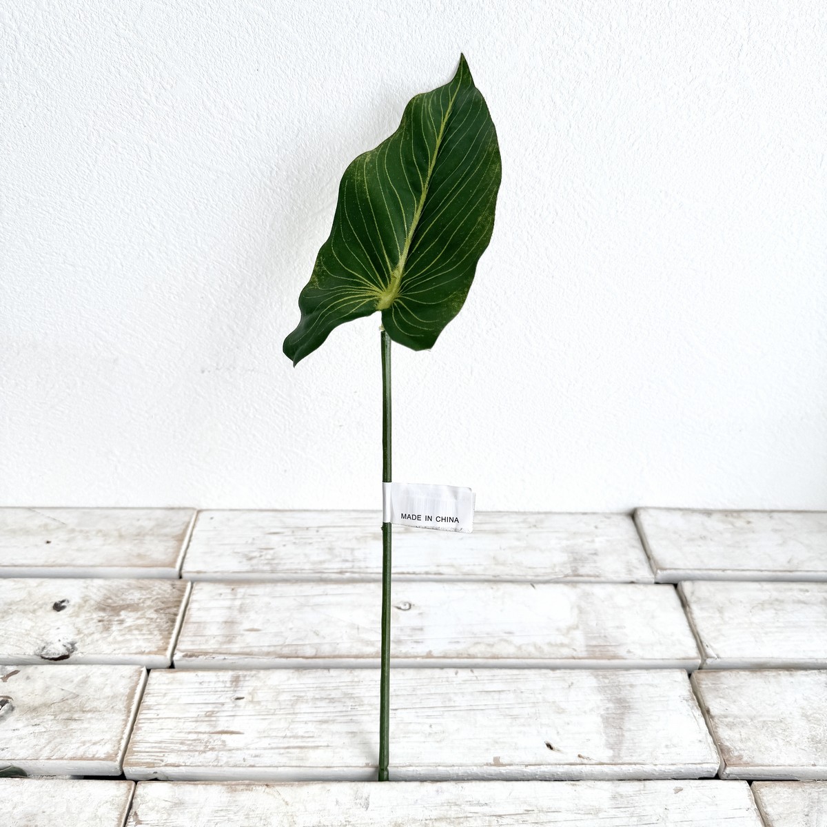 即日★【造花】ビダヤコム/アンスリウムリーフ グリーン/V23033-024G