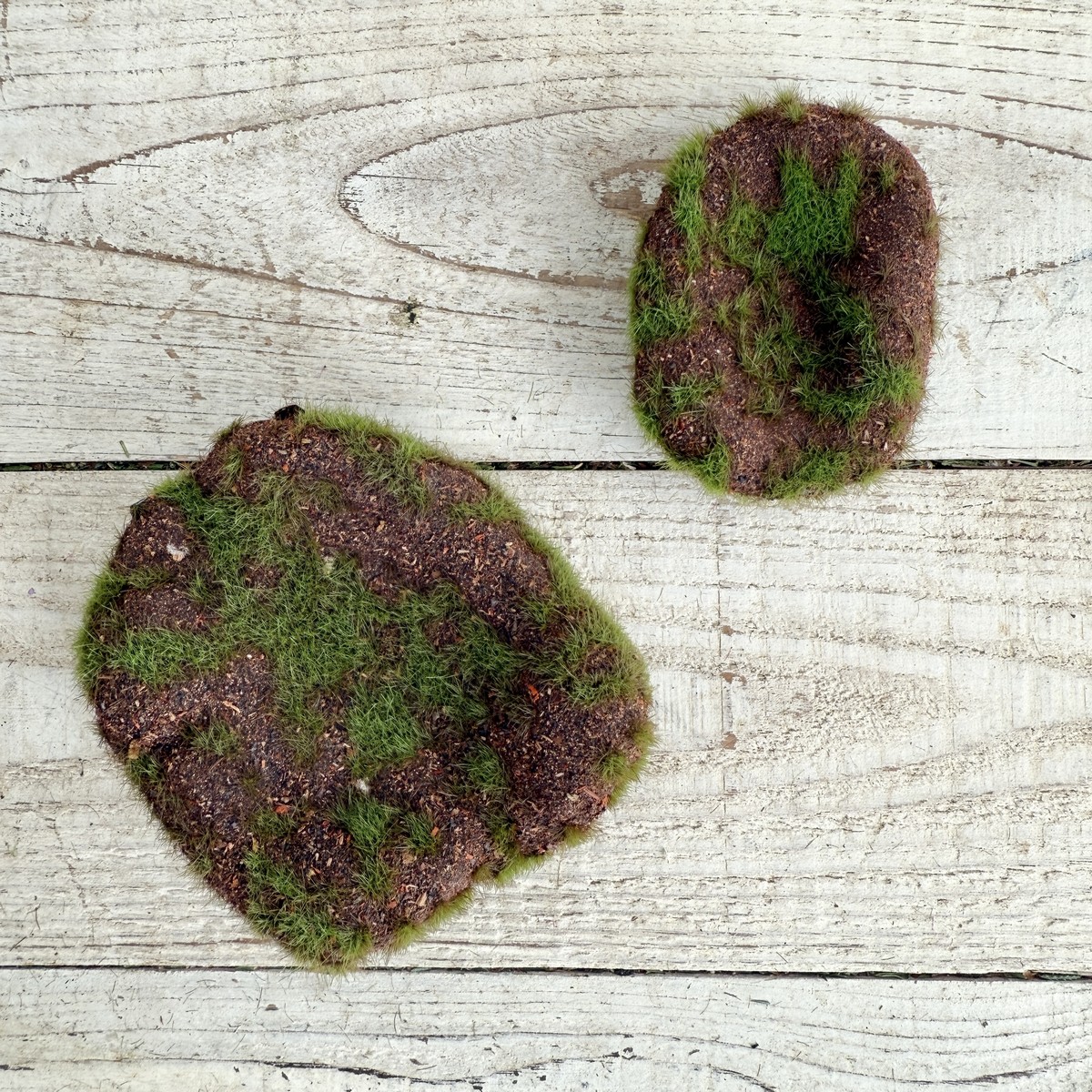 即日★【造花】ビダヤコム/アソートモスベースセット(大小アソート/袋) グリーン/FD3989-024G