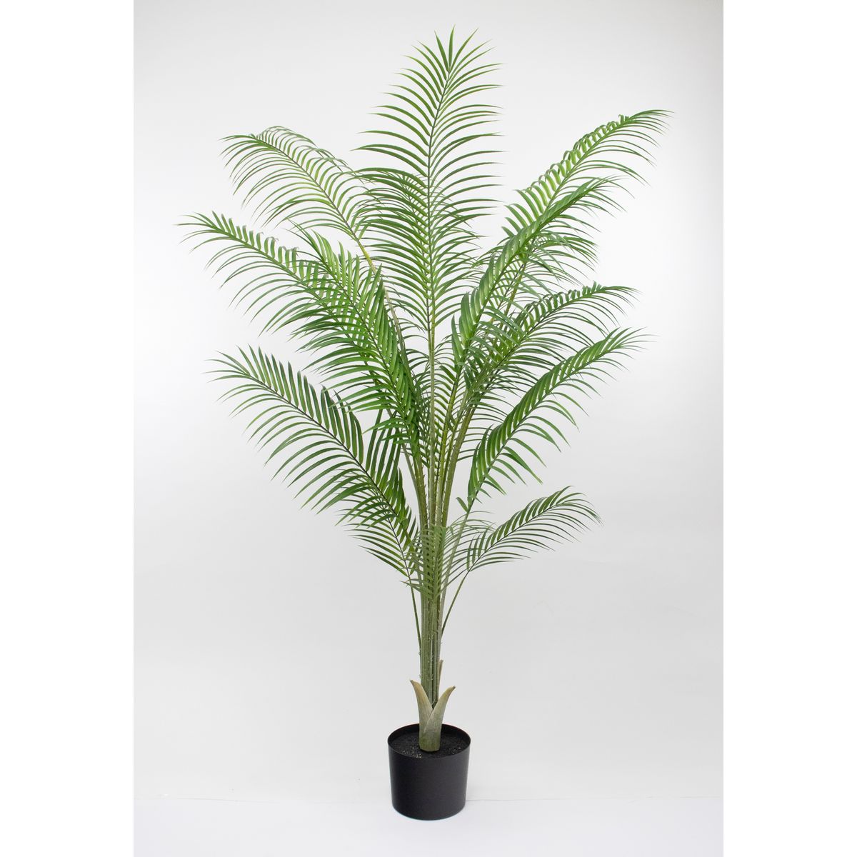 特価◎【直送】【人工観葉植物】ビダヤコム/ファーンポット グリーン/V25004-024G ※返品・代引・キャンセル不可