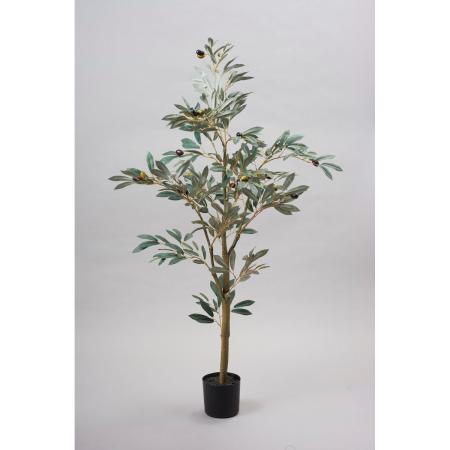 特価◎【直送】【人工観葉植物】ビダヤコム/オリーブポット グリーン/FD3797-024G ※返品・代引・キャンセル不可