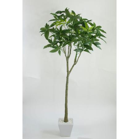 特価◎【直送】【人工観葉植物】ビダヤコム/パキラポット グリーン/V22106-024G ※返品・代引・キャンセル不可
