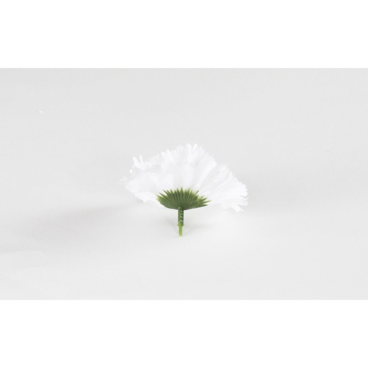 特価◎【造花】ビダヤコム/カーネーションヘッド ホワイト/V23172-001W
