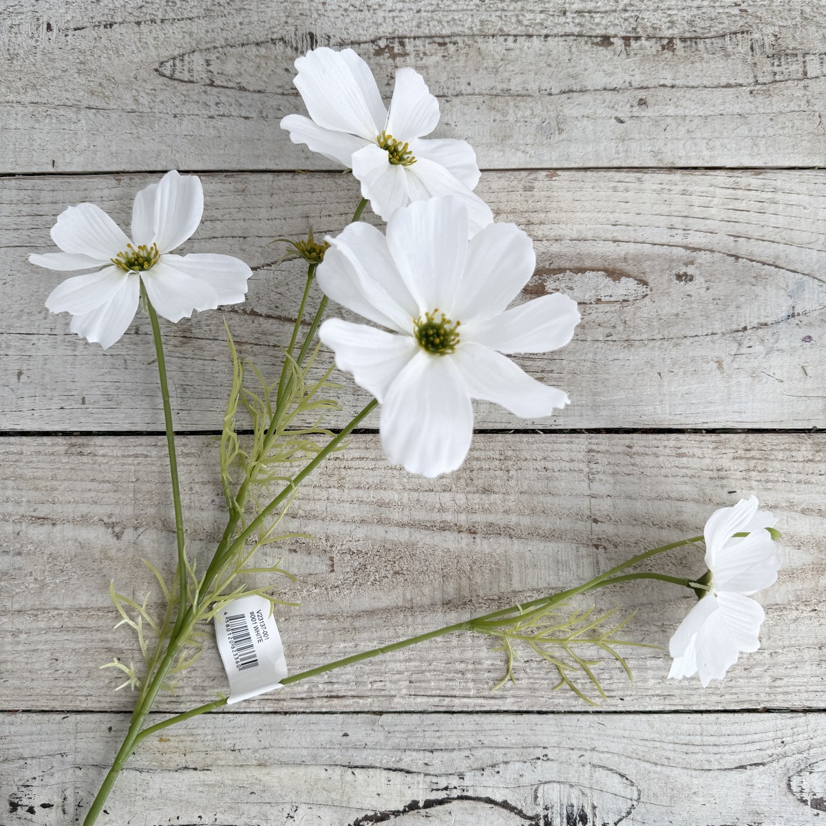 即日★【造花】ビダヤコム/コスモス ホワイト/V23137-001W