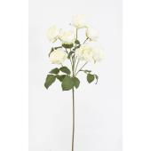 【造花】ビダヤコム/アフタヌーンローズスプレー ホワイト/V24159-001W