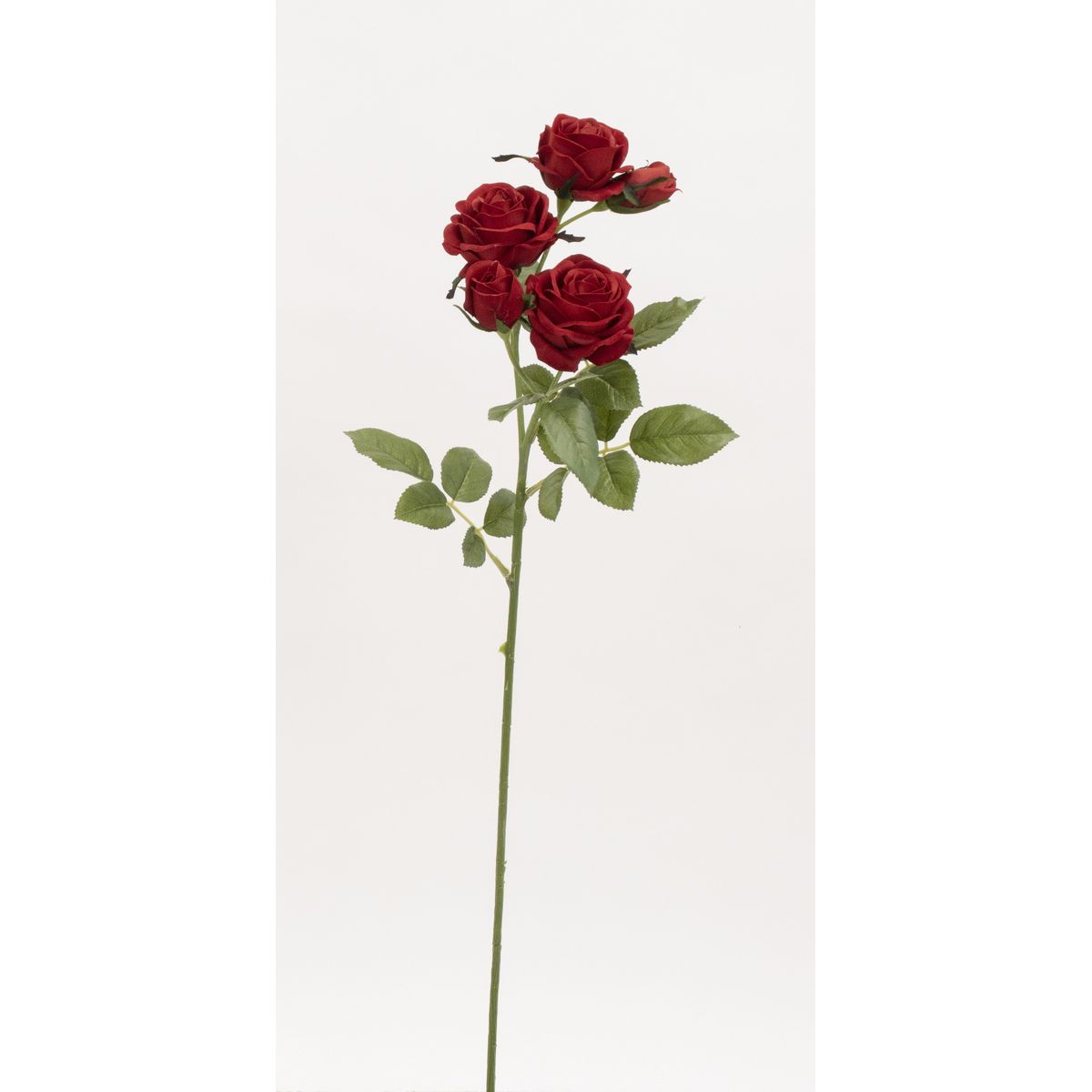 特価◎【造花】ビダヤコム/ロイヤルベルベットローズ レッド/P4866-003R