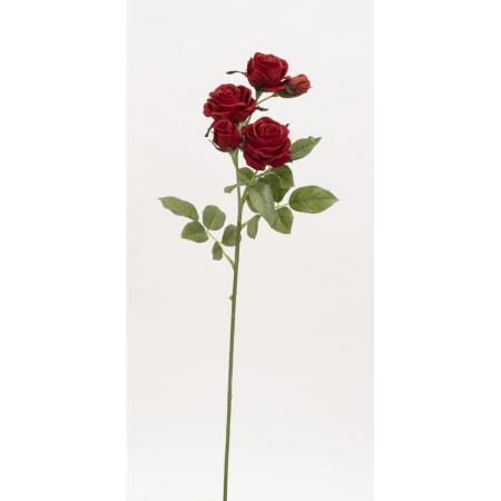 特価◎【造花】ビダヤコム/ロイヤルベルベットローズ レッド/P4866-003R