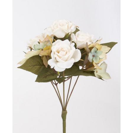 特価◎【造花】ビダヤコム/アンティークローズブッシュ ベージュ/T0288-013BEIGE