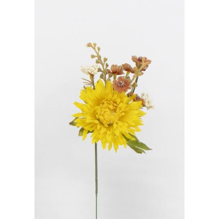 特価◎【造花】ビダヤコム/メゾンガーベラミックスピック イエロー/V24166-004Y